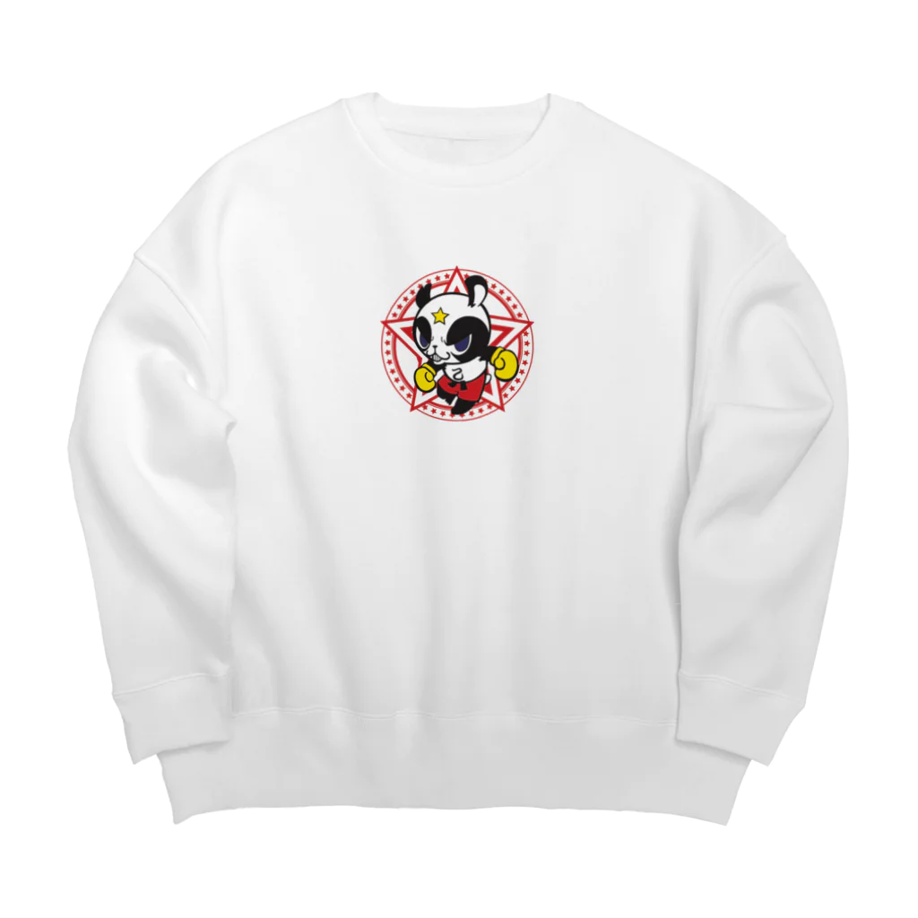 Milk☆Dipperの02☆PAN【オツパン】 Big Crew Neck Sweatshirt