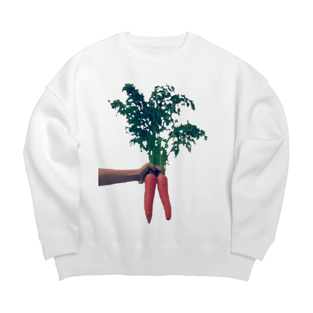 NagamiPoppyのcarrot 2 Big Crew Neck Sweatshirt