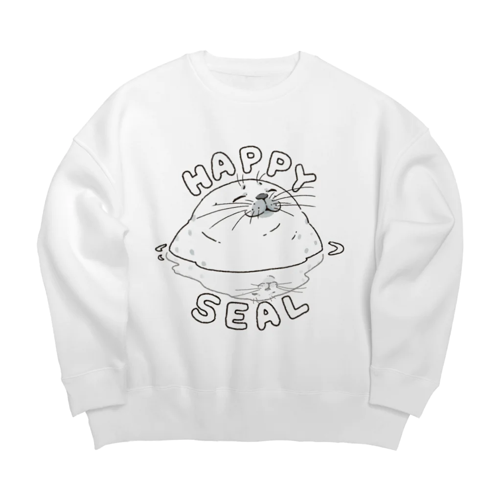 YouStoreのHappy Seal Big Crew Neck Sweatshirt