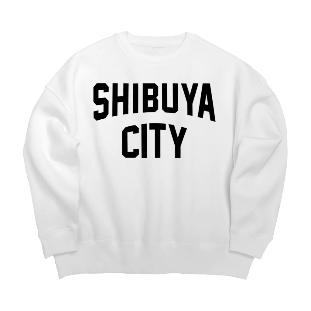 JIMOTO Wear Local Japanの渋谷区 SHIBUYA WARD ロゴブラック ビッグシルエットスウェット