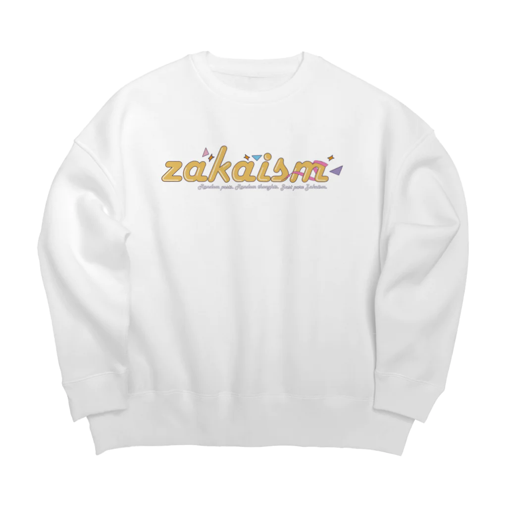 nogidoki_のZakaism logo yonki live inspired design Big Crew Neck Sweatshirt