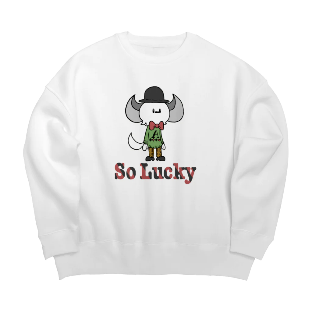 Horn_s-DogのSo Lucky Big Crew Neck Sweatshirt