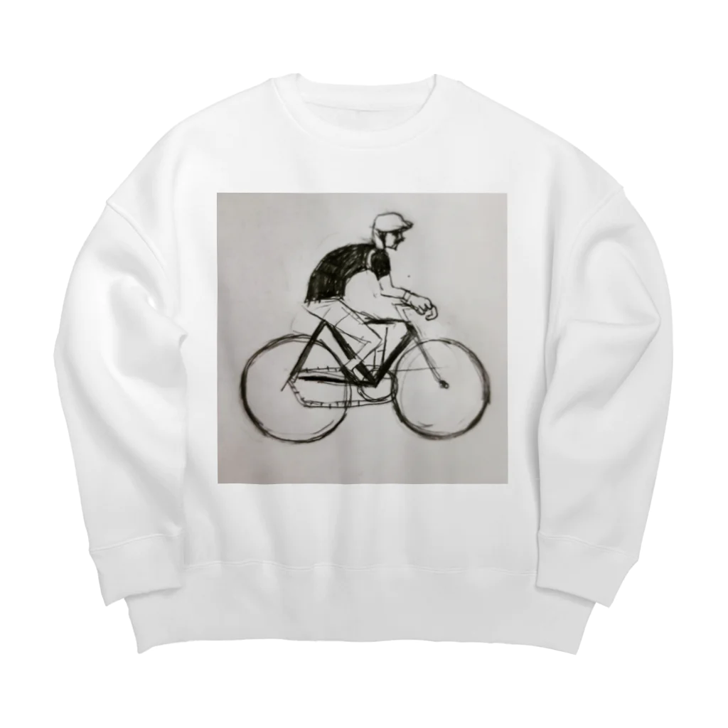 よしだしほ商店のニューマリブくんNO.1 Big Crew Neck Sweatshirt