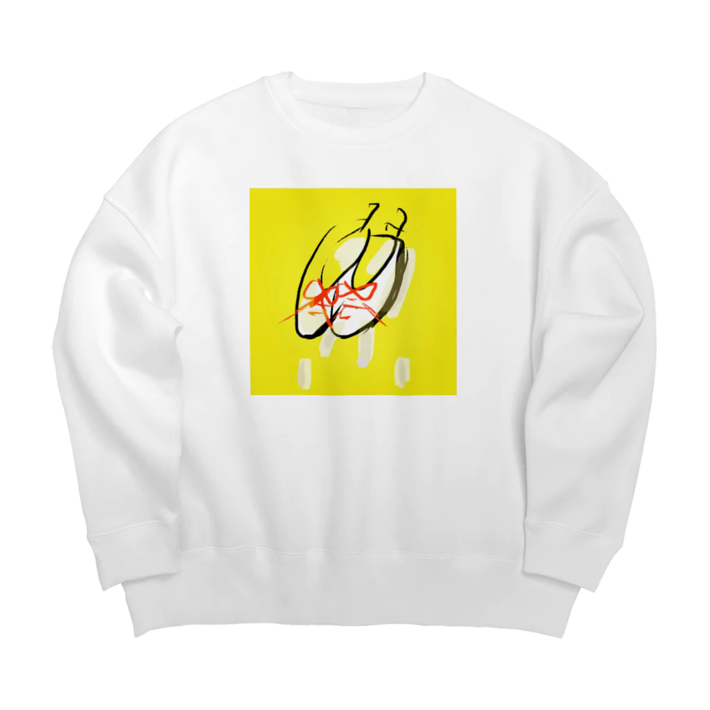 PiOPiOの濡れた上履き、優しさで乾く。 Big Crew Neck Sweatshirt