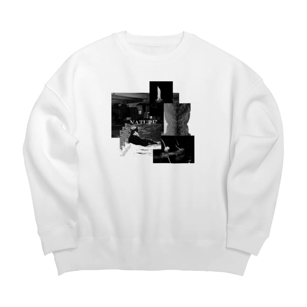 RyOooのネイコラ Big Crew Neck Sweatshirt