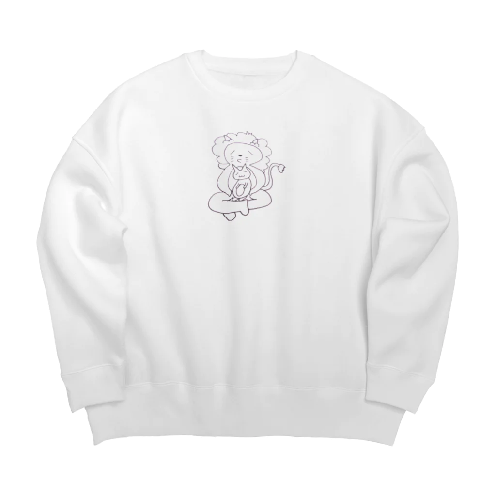 pes1124のぎゅむ Big Crew Neck Sweatshirt