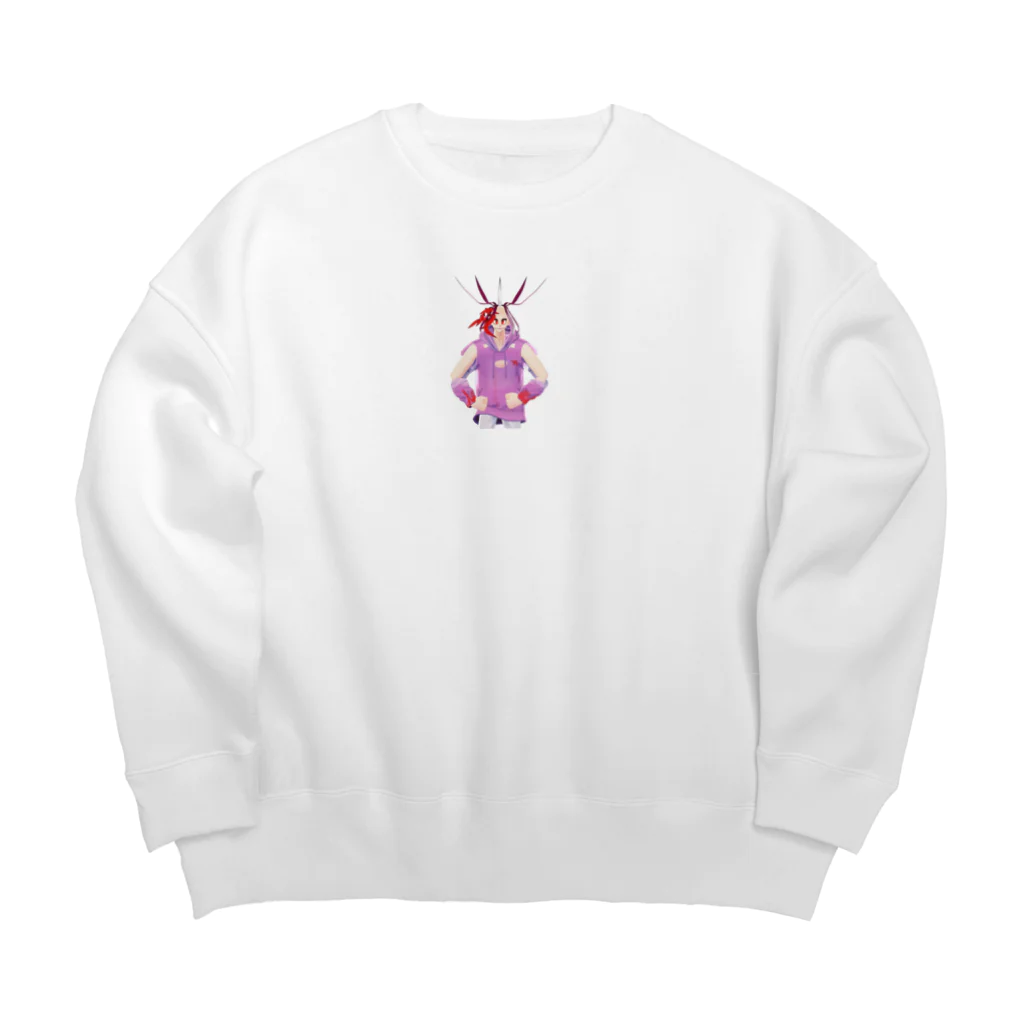 くらんその殺戮崎マサトグッズA Big Crew Neck Sweatshirt