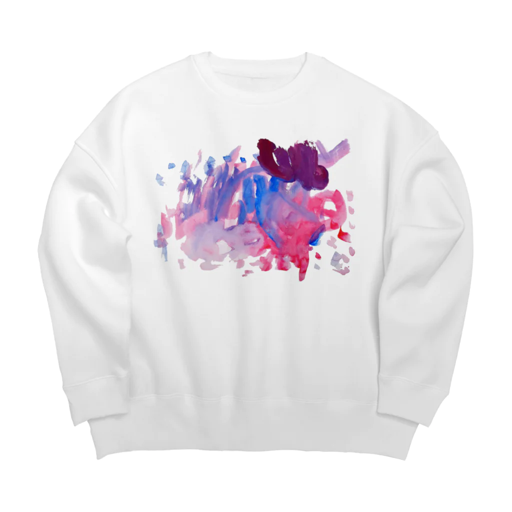 Gaha-kuしょっぷの003:ゆうやけ Big Crew Neck Sweatshirt