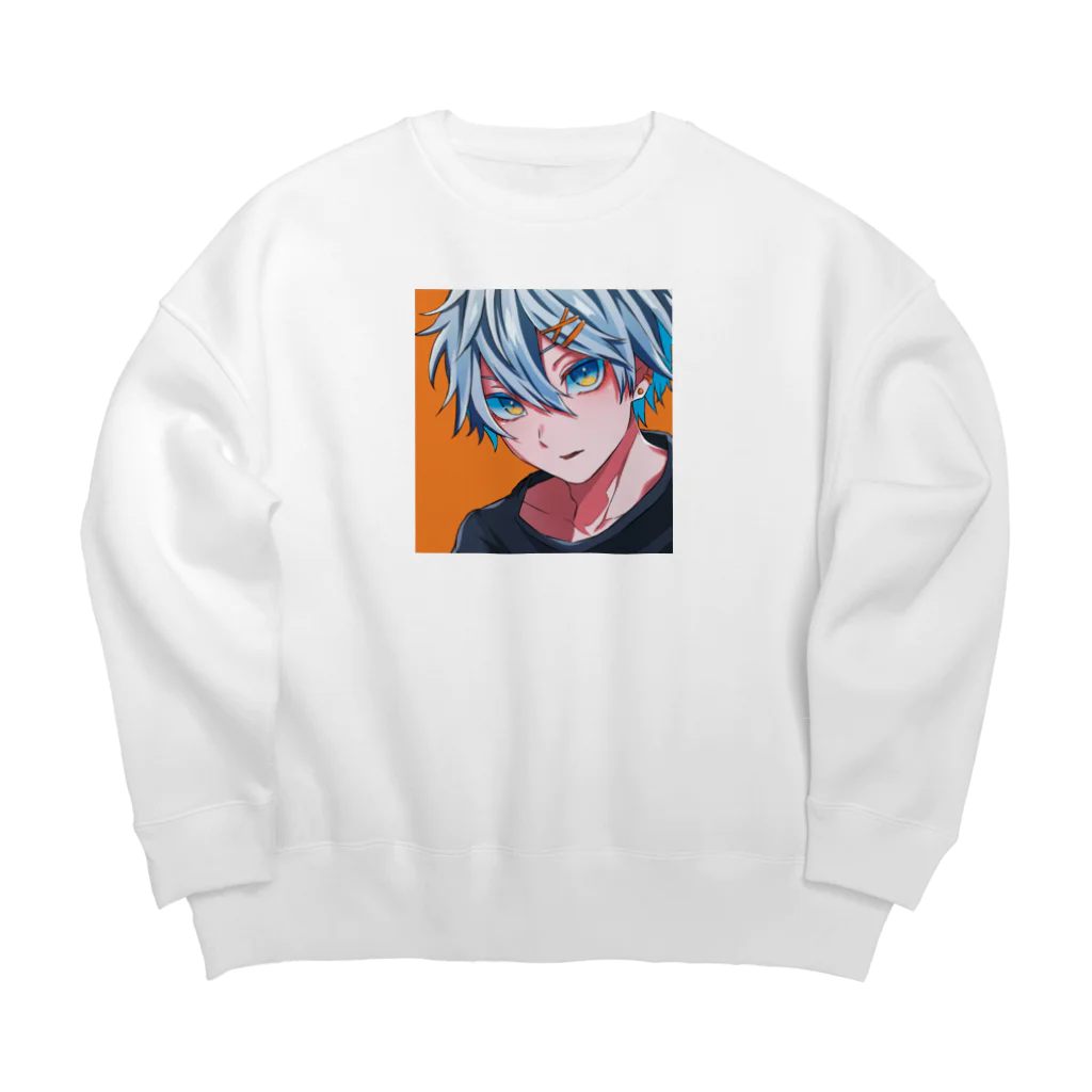 カメレオン ～Chameleon～のインナーカラー男子🎵 Big Crew Neck Sweatshirt