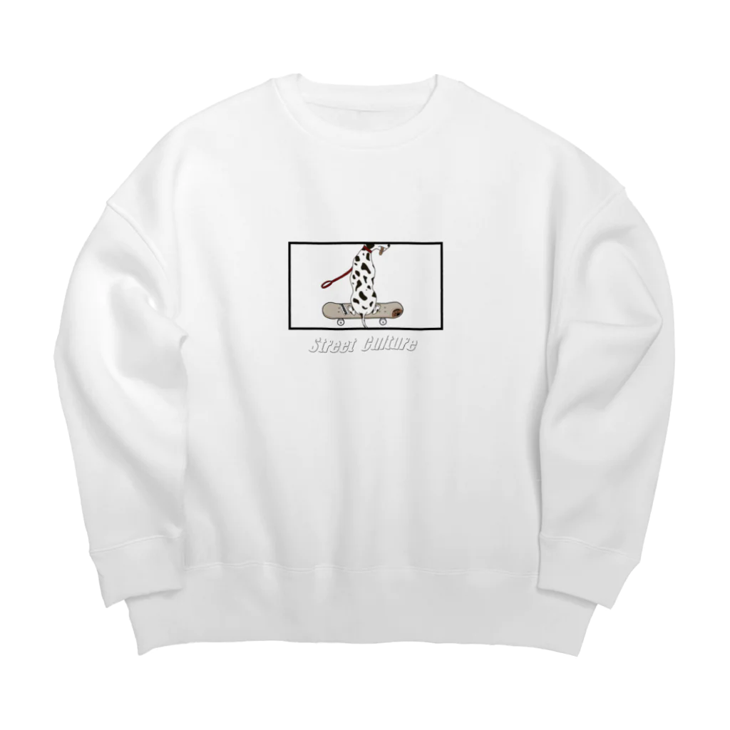 DALMATIANのstreet culture Big Crew Neck Sweatshirt