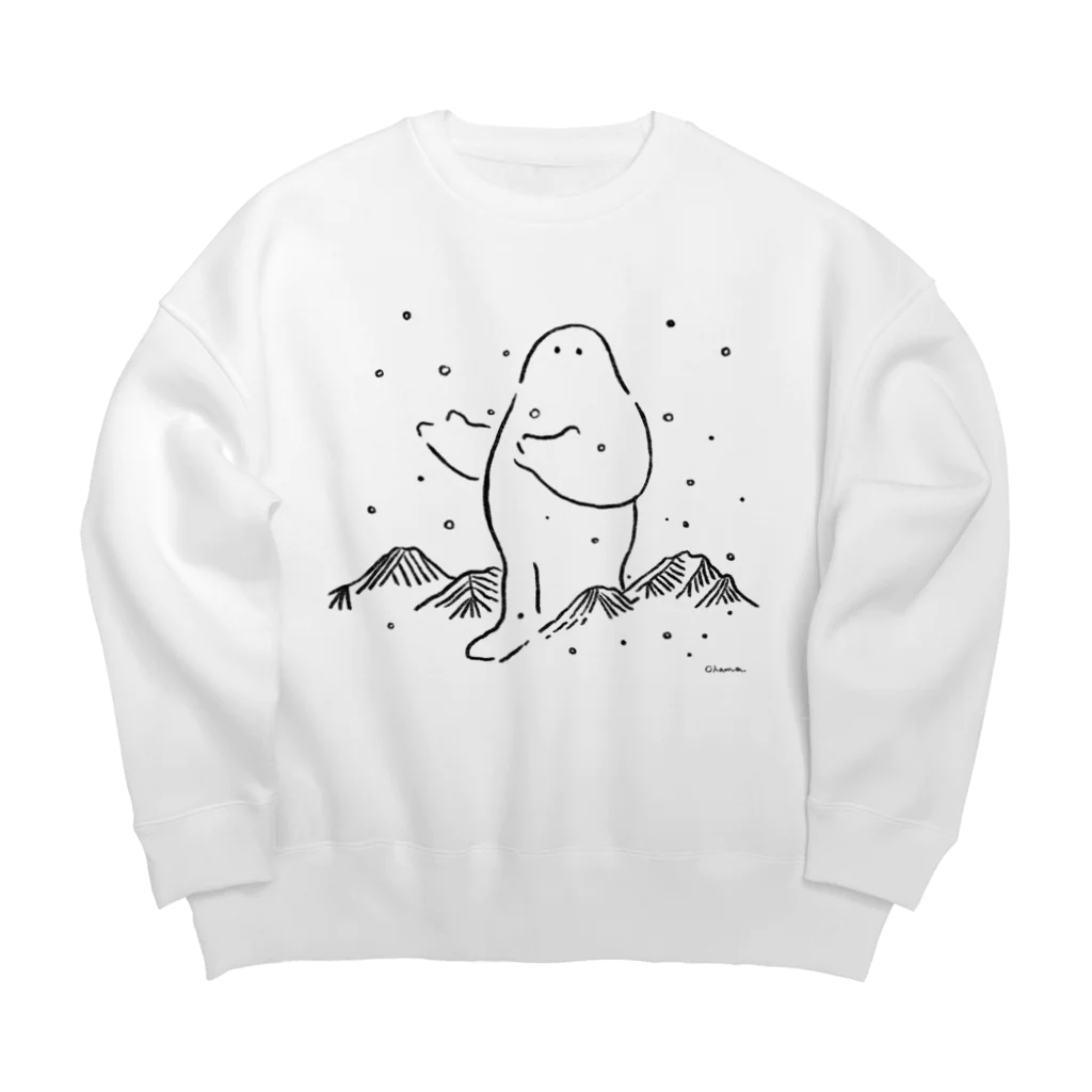 大浜綾子のだいだらぼっち　雪 Big Crew Neck Sweatshirt