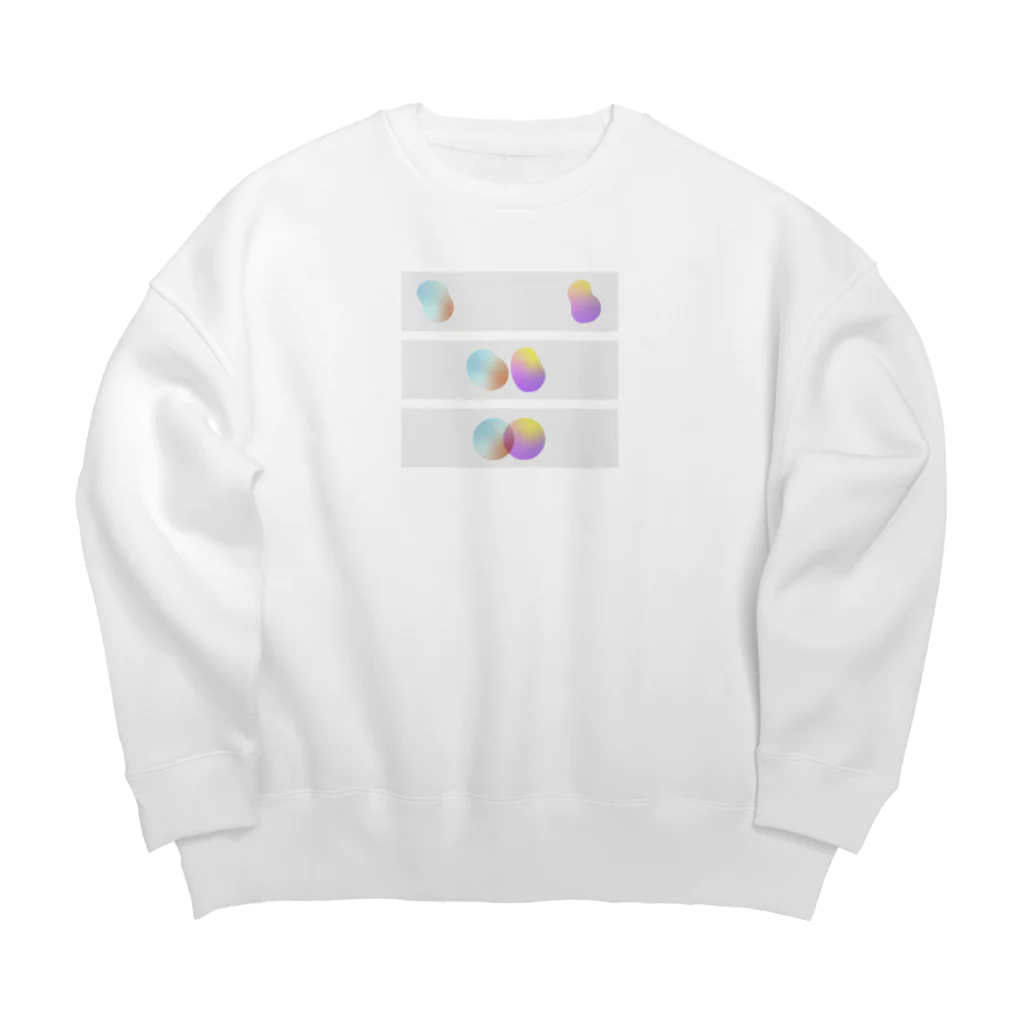 princess_samの接わる Big Crew Neck Sweatshirt