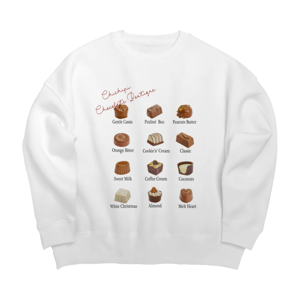 CHICHIPIのチョコレートブティック Big Crew Neck Sweatshirt