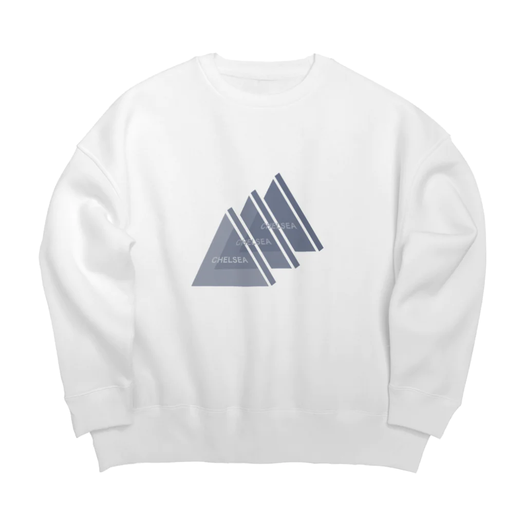 ちぇるしーのグッズ売り場のちぇるしー△ Big Crew Neck Sweatshirt