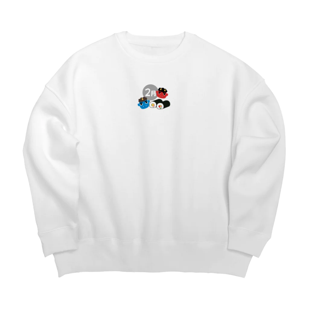 chaboのセツブン Big Crew Neck Sweatshirt