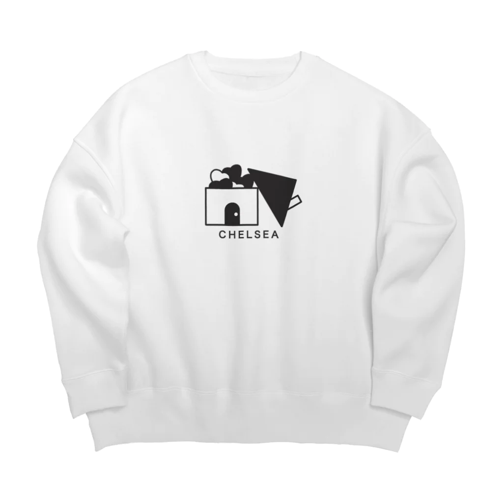 ちぇるしーのグッズ売り場のちぇるしーHome(黒) Big Crew Neck Sweatshirt