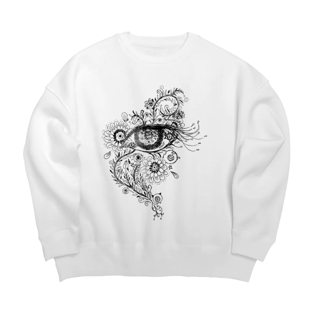 KURIKUMA90のデザイン① Big Crew Neck Sweatshirt