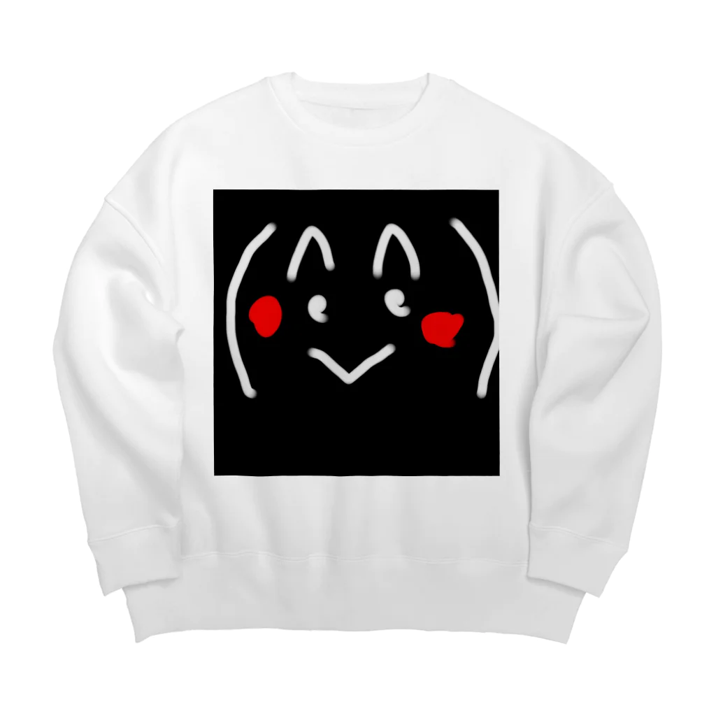 顔文字の顔文字服 Big Crew Neck Sweatshirt