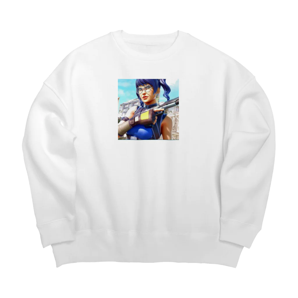 DOPENESSのフォートナイトクリスタルパーカー Big Crew Neck Sweatshirt