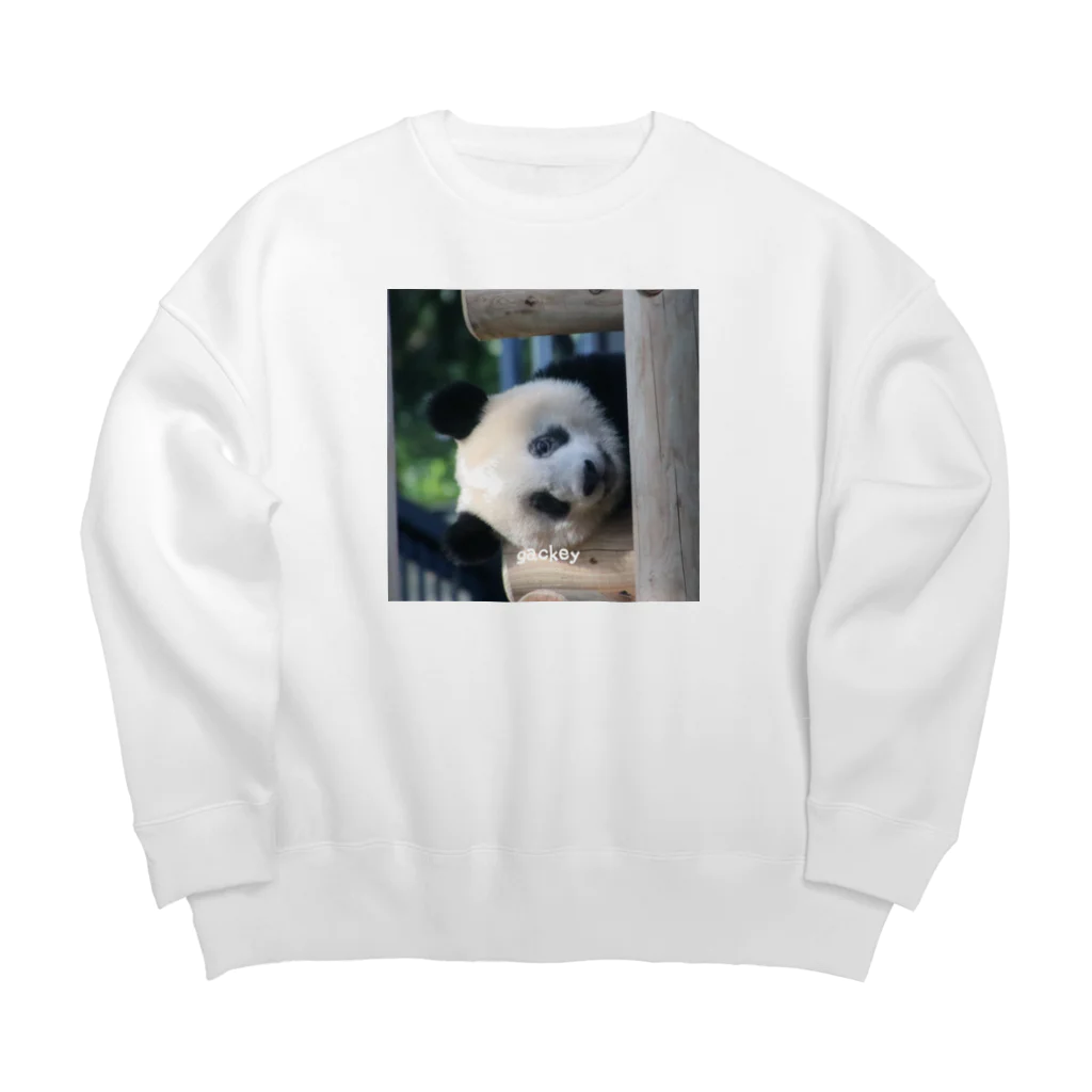 gackeyのひょっこり PANDA Big Crew Neck Sweatshirt