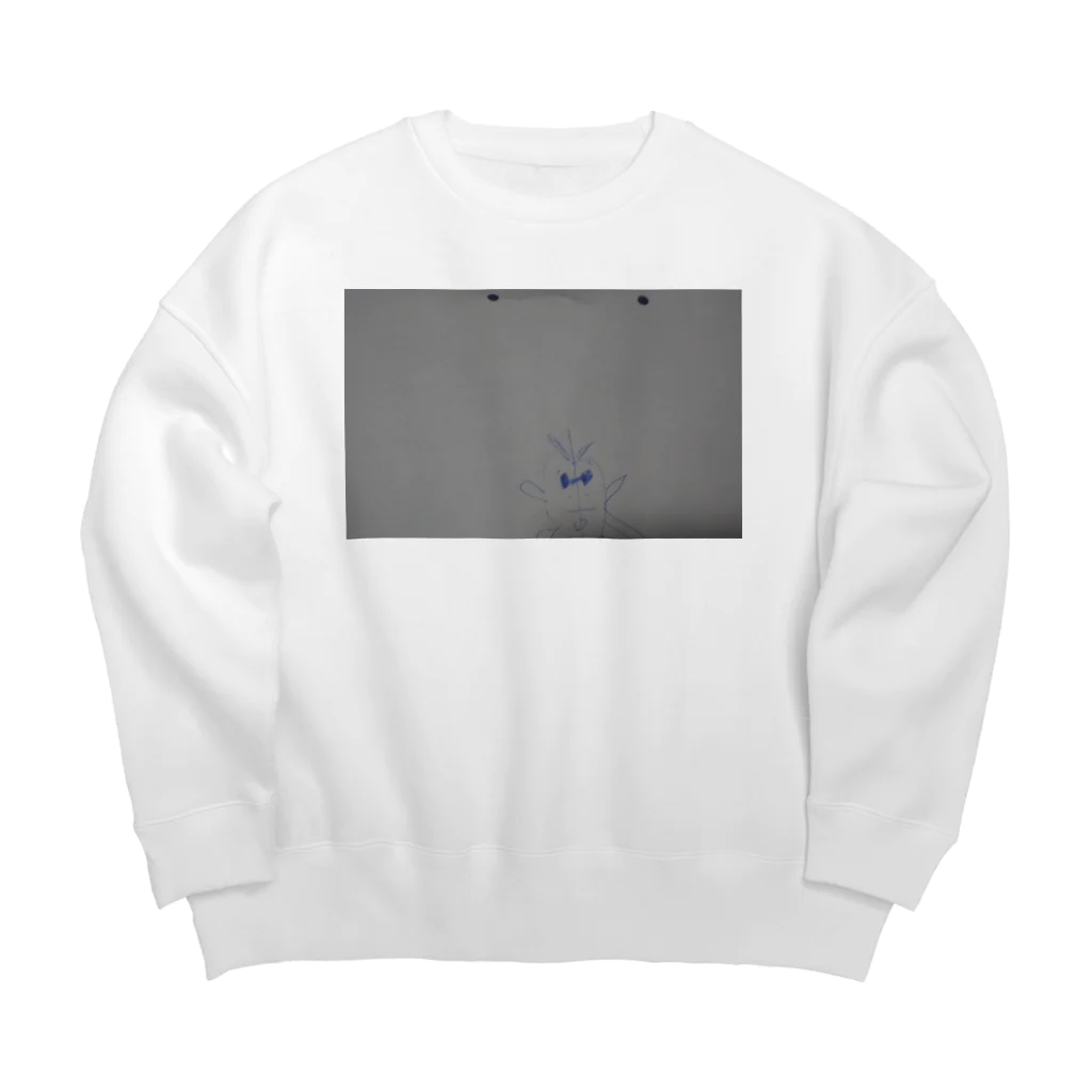 最強chショップのにこうくん２ Big Crew Neck Sweatshirt