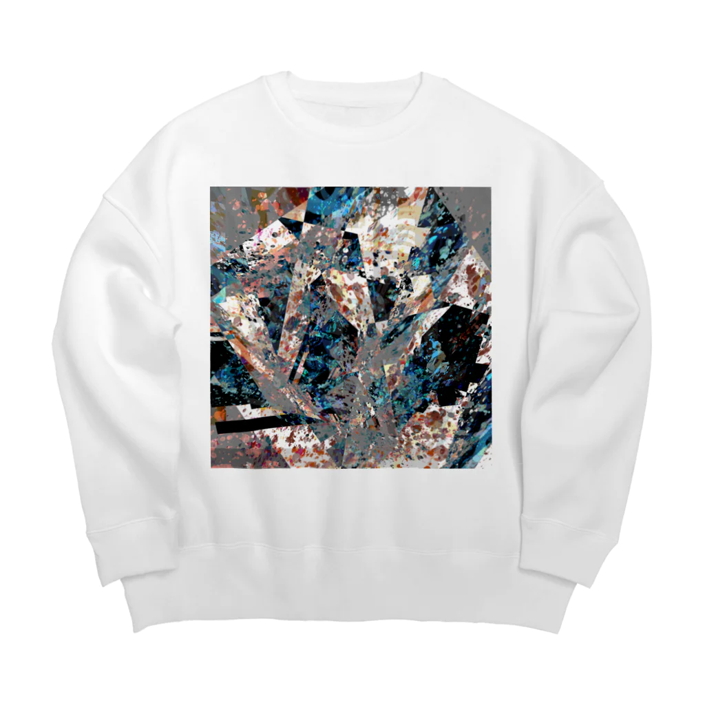 うにくらまるごのはじける想い Big Crew Neck Sweatshirt