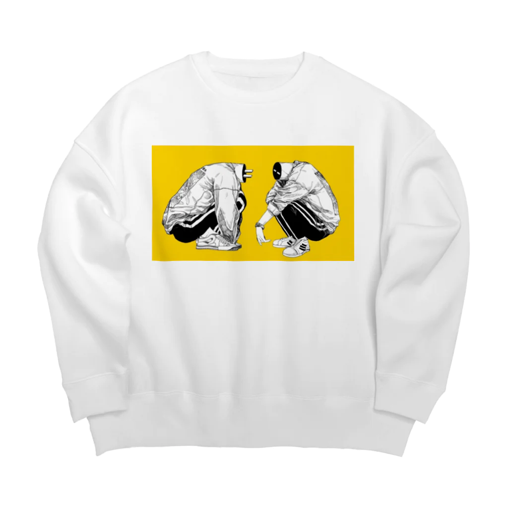 かもみらのコンセント Big Crew Neck Sweatshirt