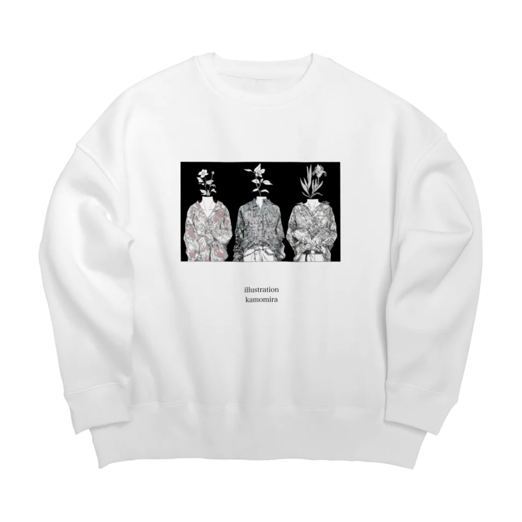 かもみらのお花 Big Crew Neck Sweatshirt