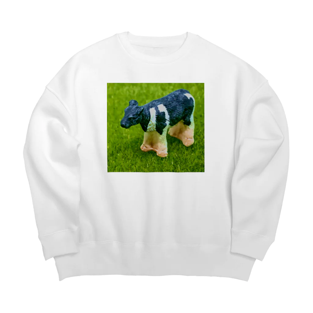 コナカマ通販SUZURI支店のCOW-2021 Big Crew Neck Sweatshirt