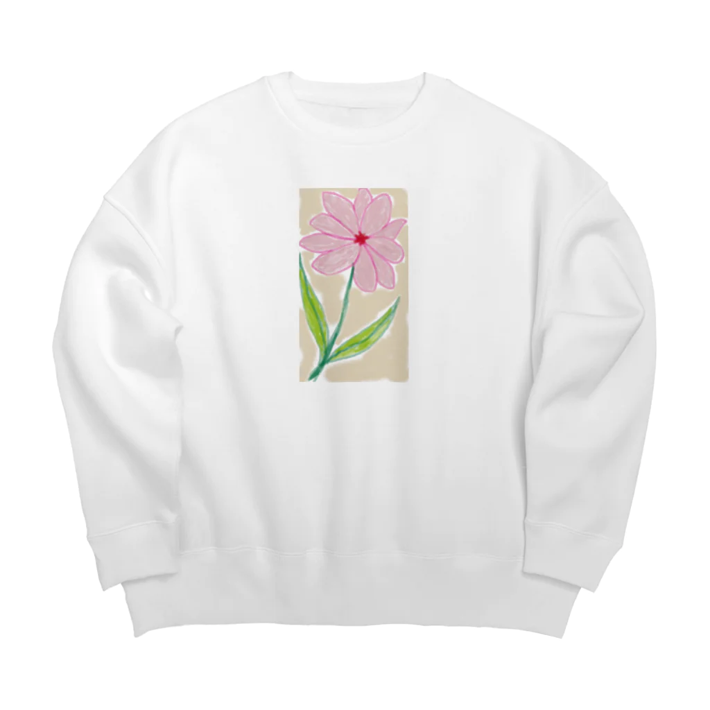 yAe5の一輪の花 Big Crew Neck Sweatshirt