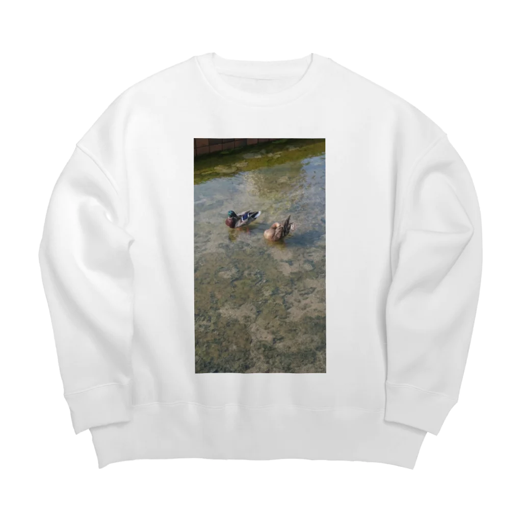 BIGWAVEのカモ日和 Big Crew Neck Sweatshirt