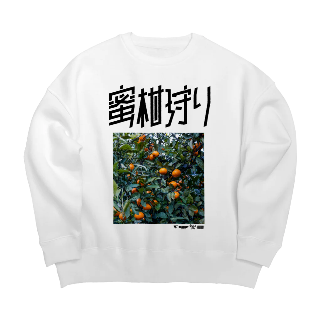 SHRIMPのおみせの「蜜柑狩り」ビッグシルエットスウェット Big Crew Neck Sweatshirt