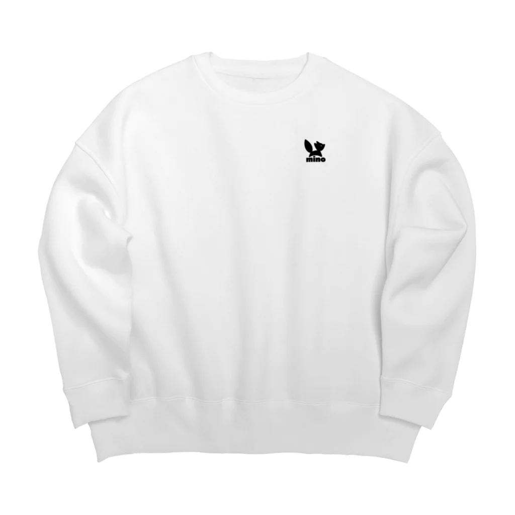 minoのminoロゴスウェット Big Crew Neck Sweatshirt