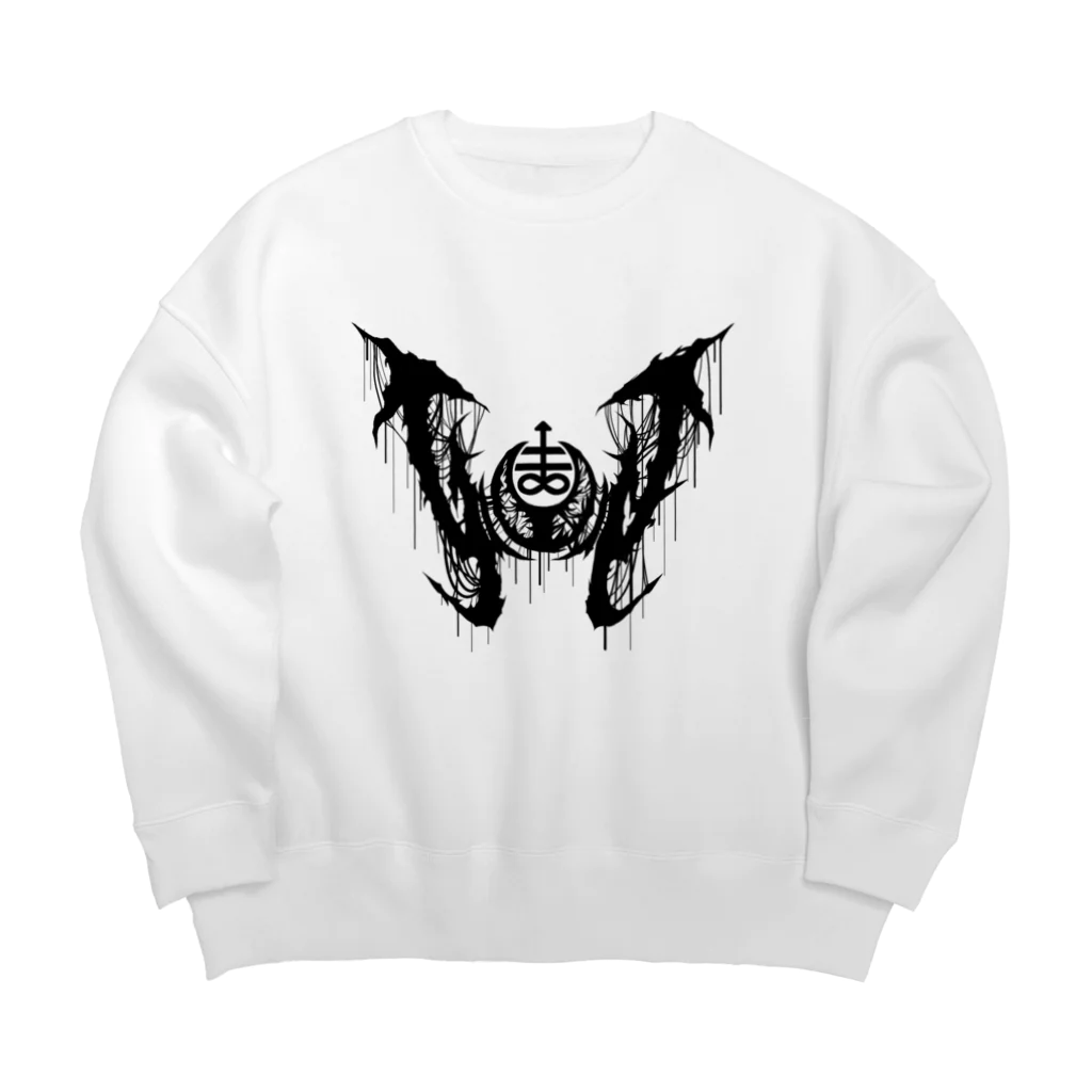 HachijuhachiのGORE メタルロゴ Big Crew Neck Sweatshirt