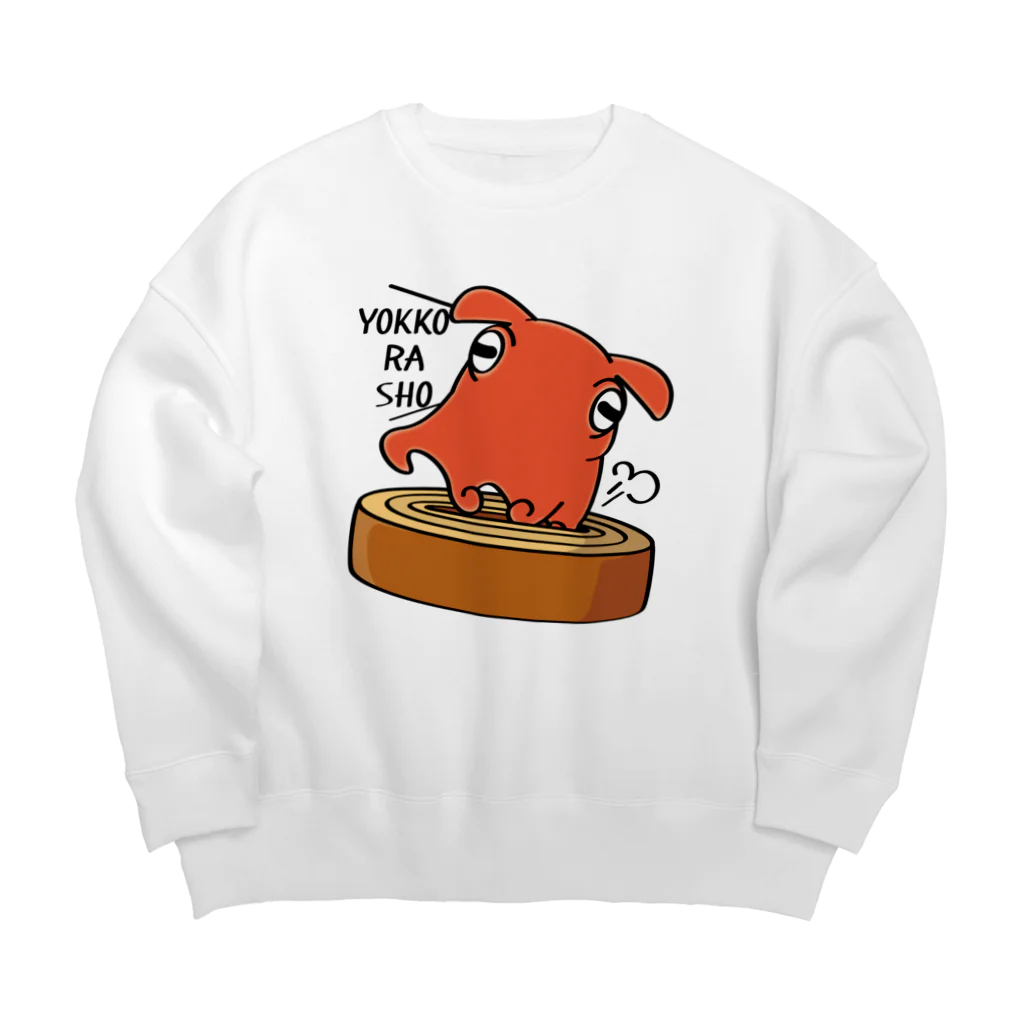 イラスト MONYAAT のCT95バウムバウムなメンダコB Big Crew Neck Sweatshirt