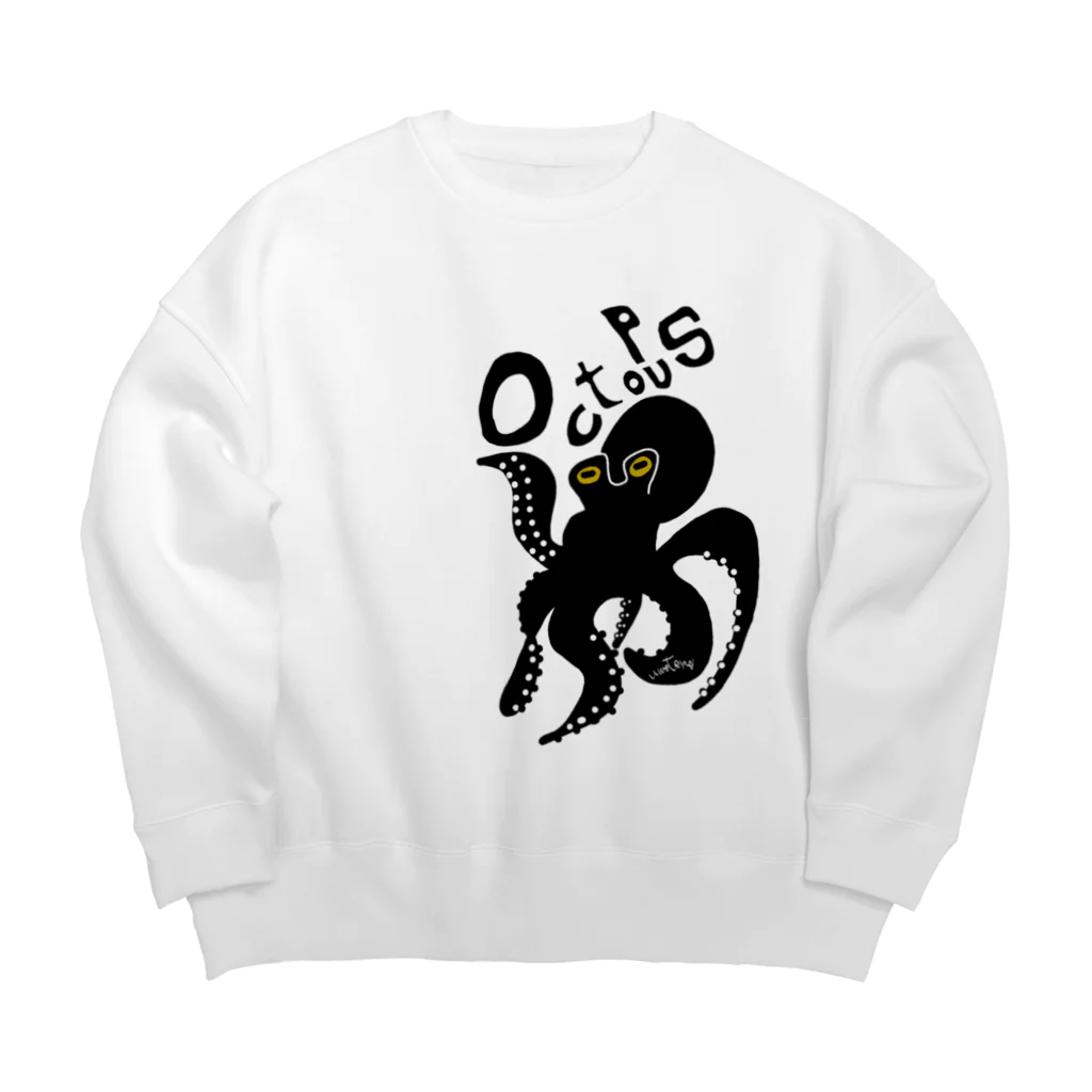 uwotomoのOCTOPUS Big Crew Neck Sweatshirt