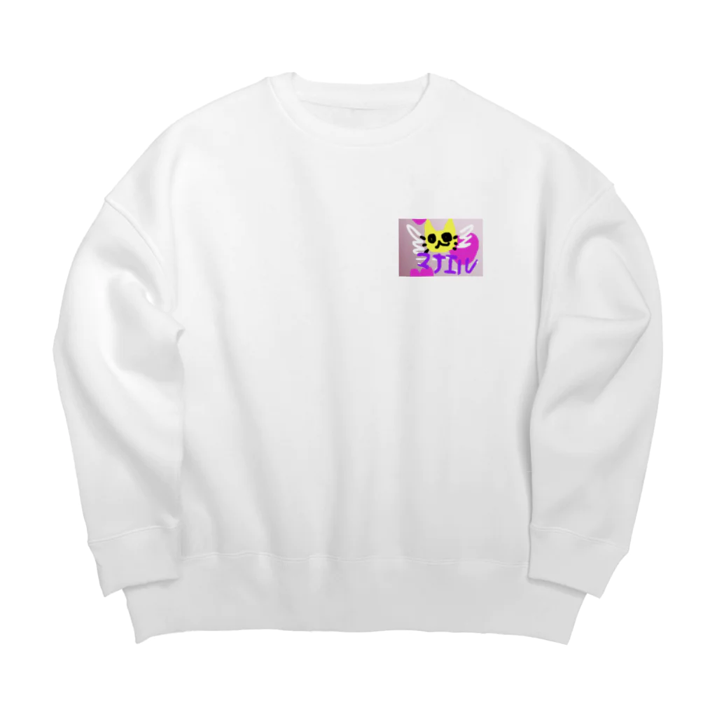 まなち🌹✨17liver💜🤍のマナエル天使 Big Crew Neck Sweatshirt