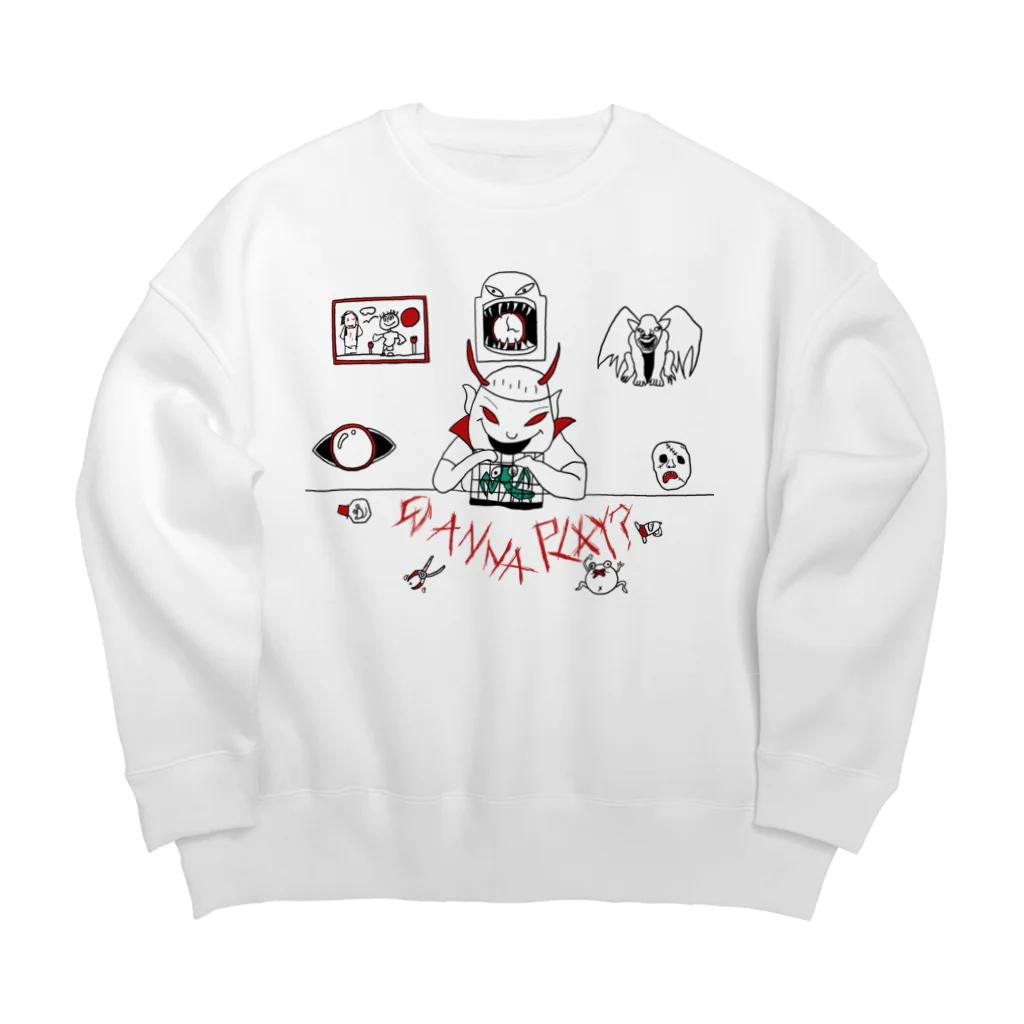 MasakazuHiranoのWanna Play? Big Crew Neck Sweatshirt