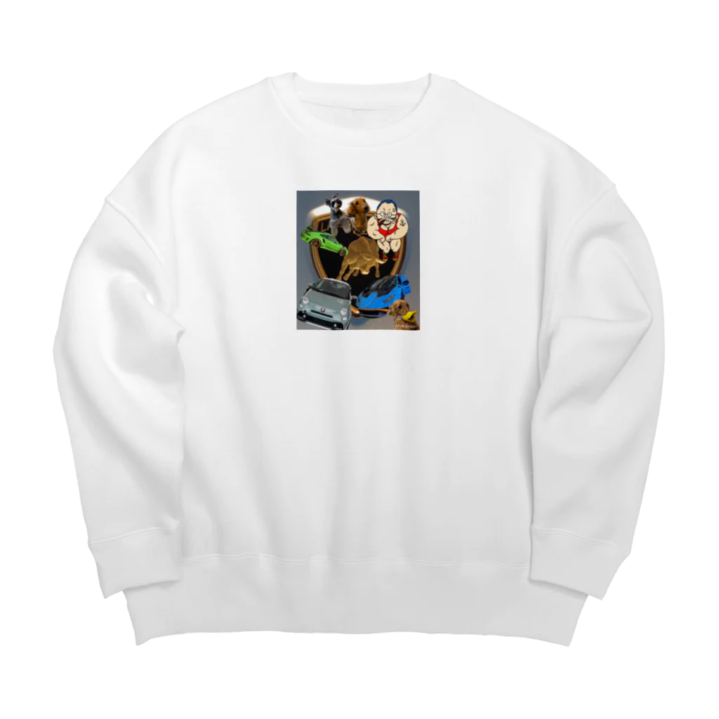 しげちゃん93のしげちゃんのびっくり箱 Big Crew Neck Sweatshirt