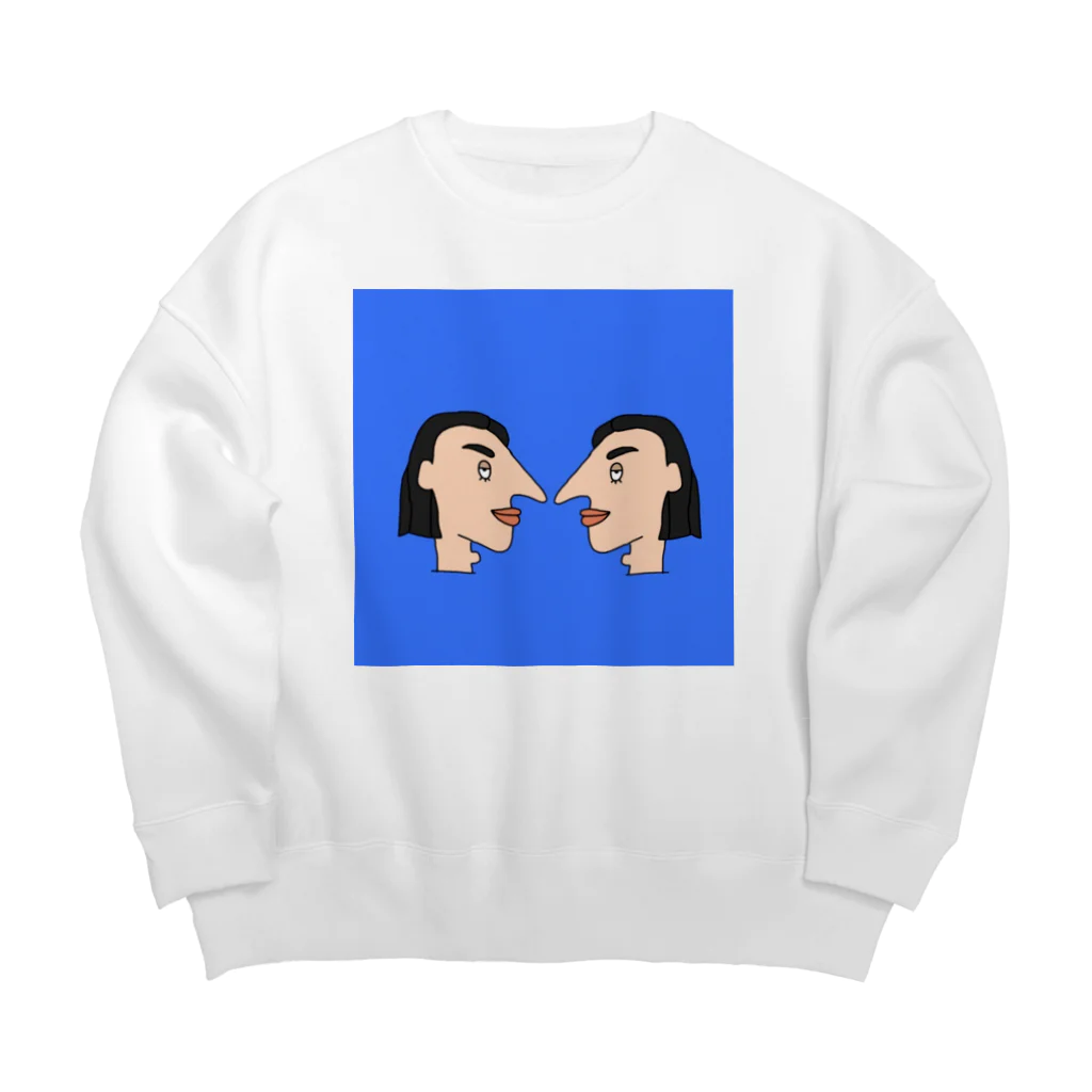 やめごんのボブ・マーリー Big Crew Neck Sweatshirt