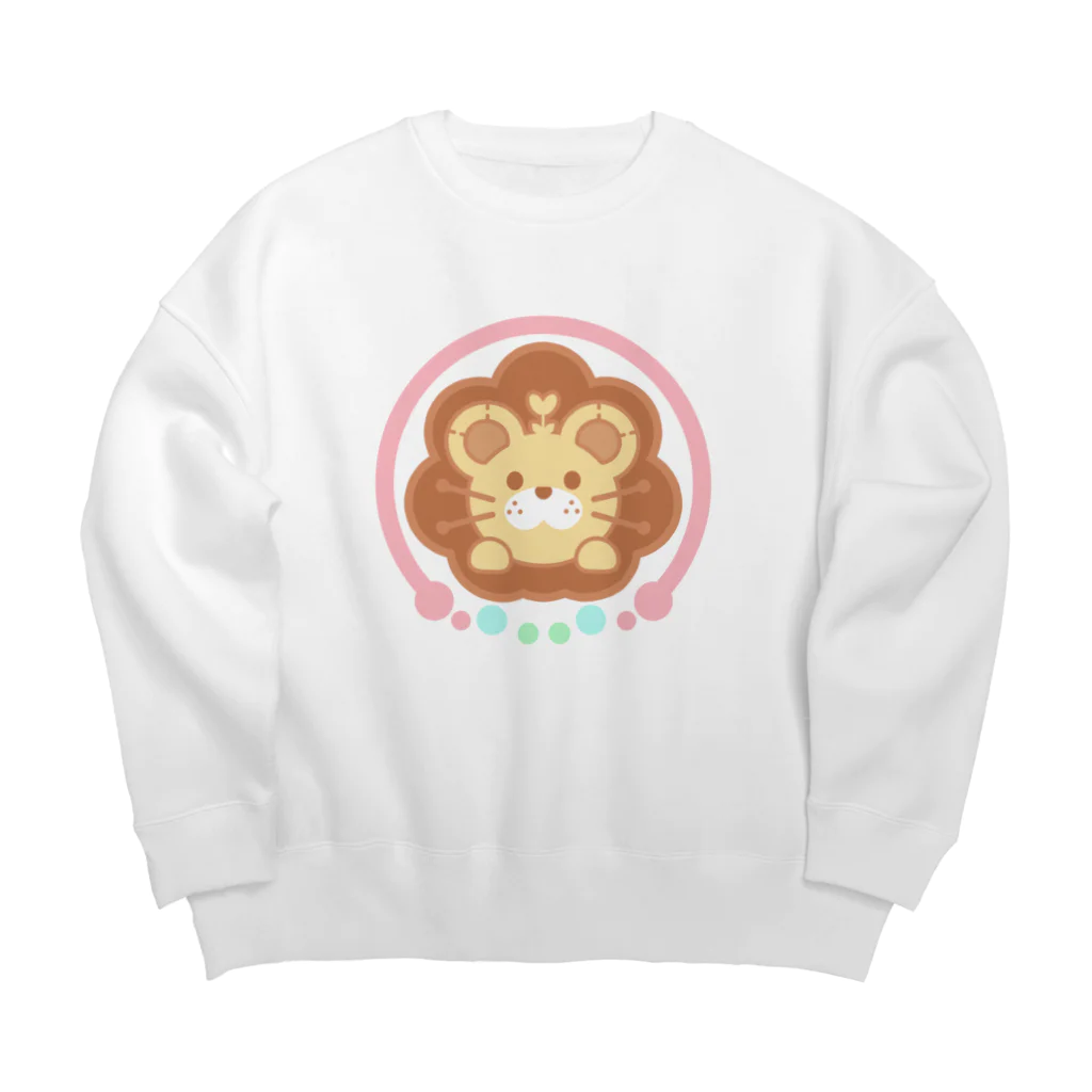 りおん  ぐっずのりおん Big Crew Neck Sweatshirt