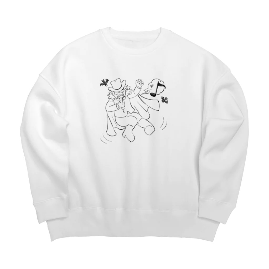 にしだまさひろのバンパイヤくん Big Crew Neck Sweatshirt