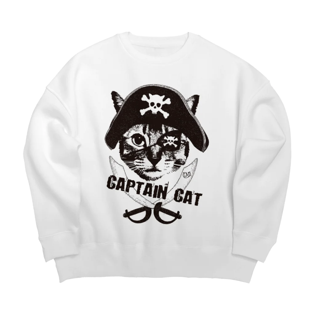 NobigaoのNobigao 海賊猫 Big Crew Neck Sweatshirt