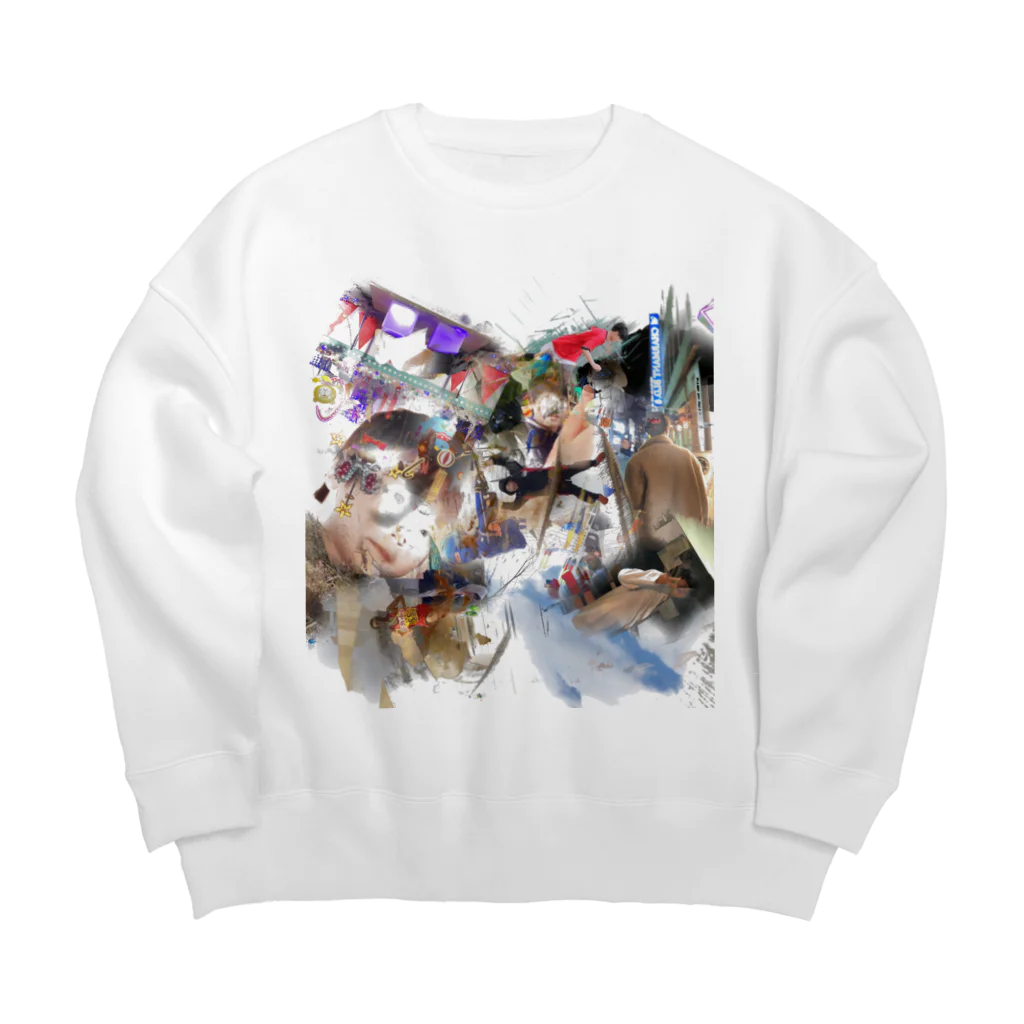 excuseMANのz Big Crew Neck Sweatshirt