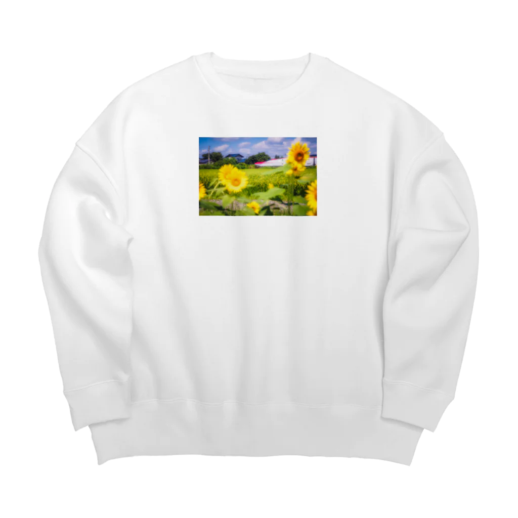 SAKURA スタイルのひまわりとこまち（JR東日本） Big Crew Neck Sweatshirt