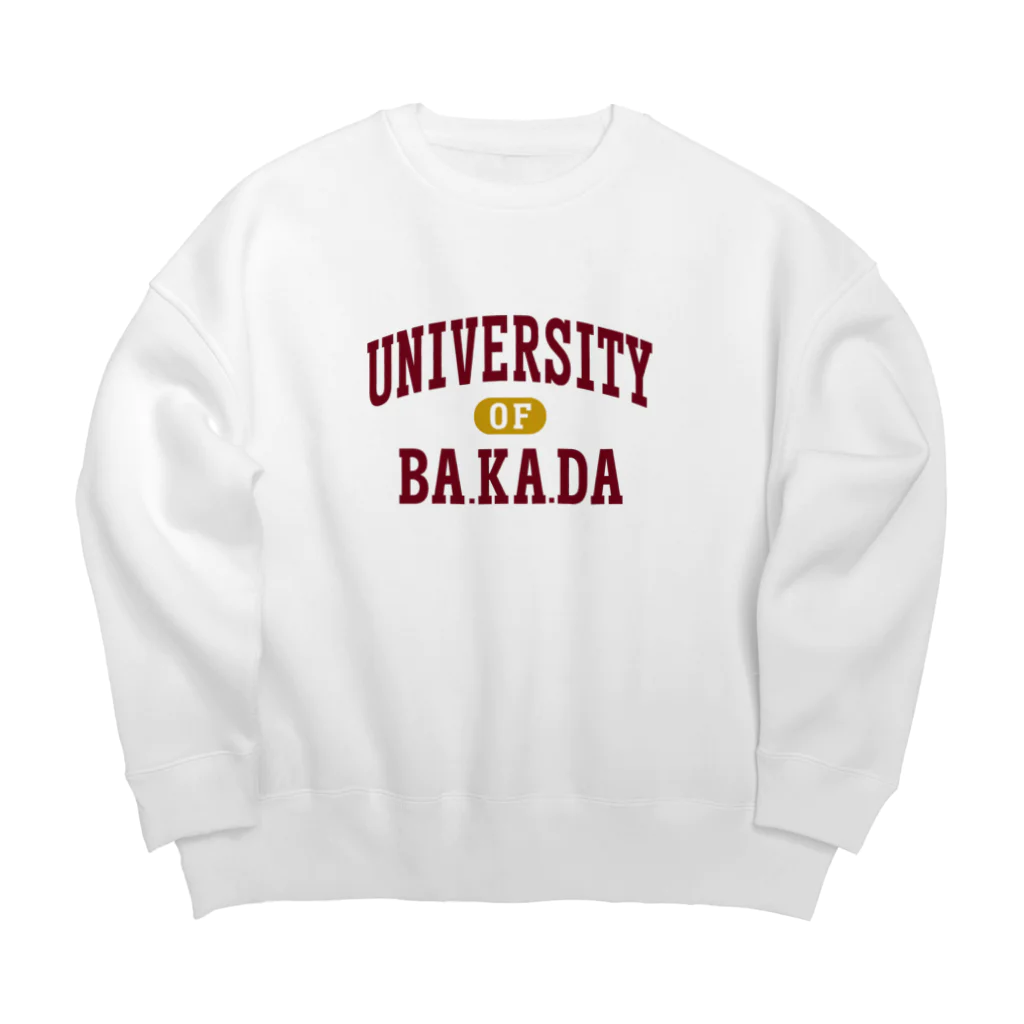 グラフィンのバカダ大学4 BAKADA UNIVERSITY Big Crew Neck Sweatshirt