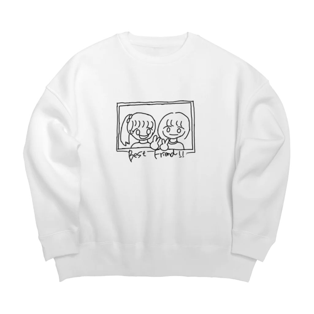 わかかの親友！！！ Big Crew Neck Sweatshirt