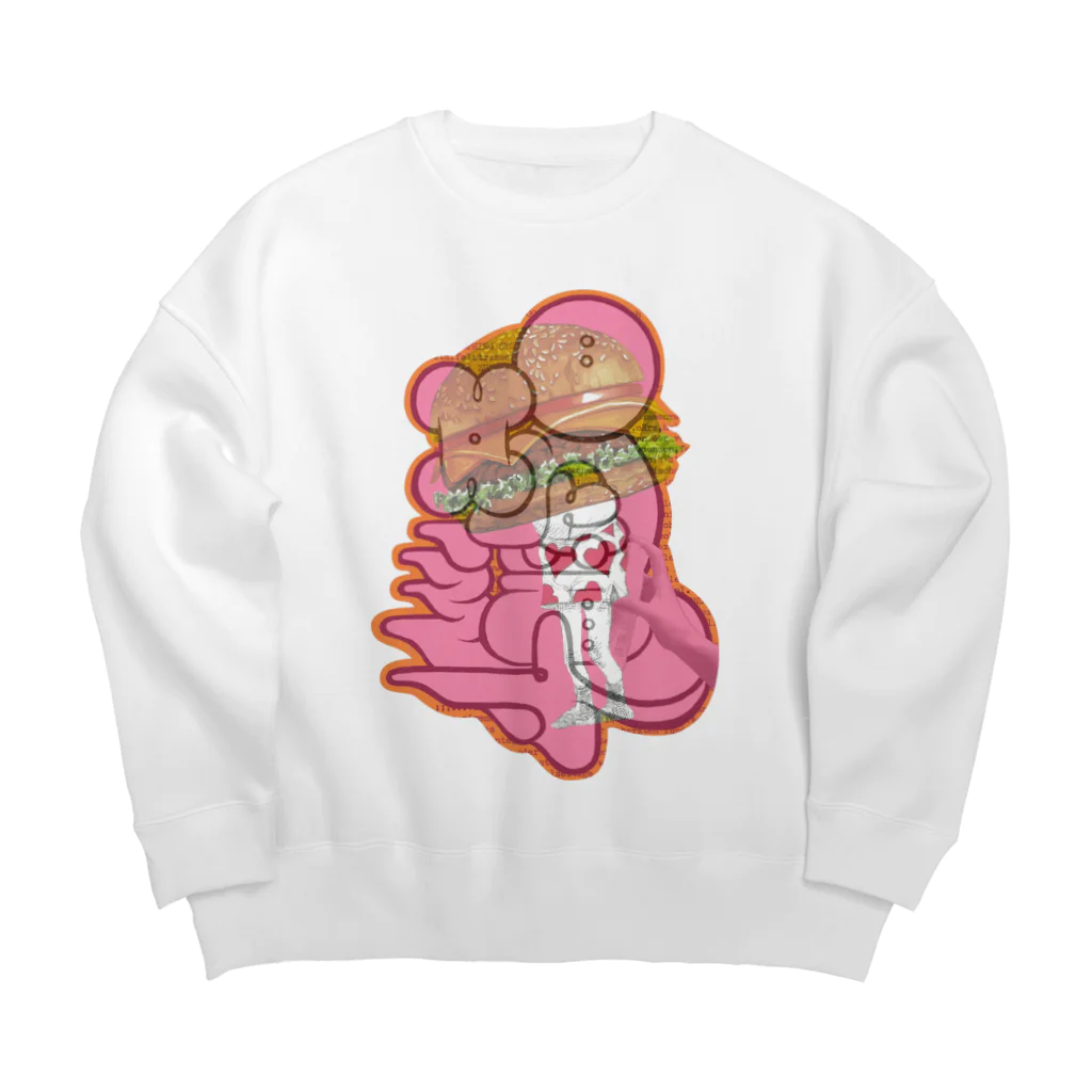 ハイパーコラージュクリエイターズの喝導 Big Crew Neck Sweatshirt