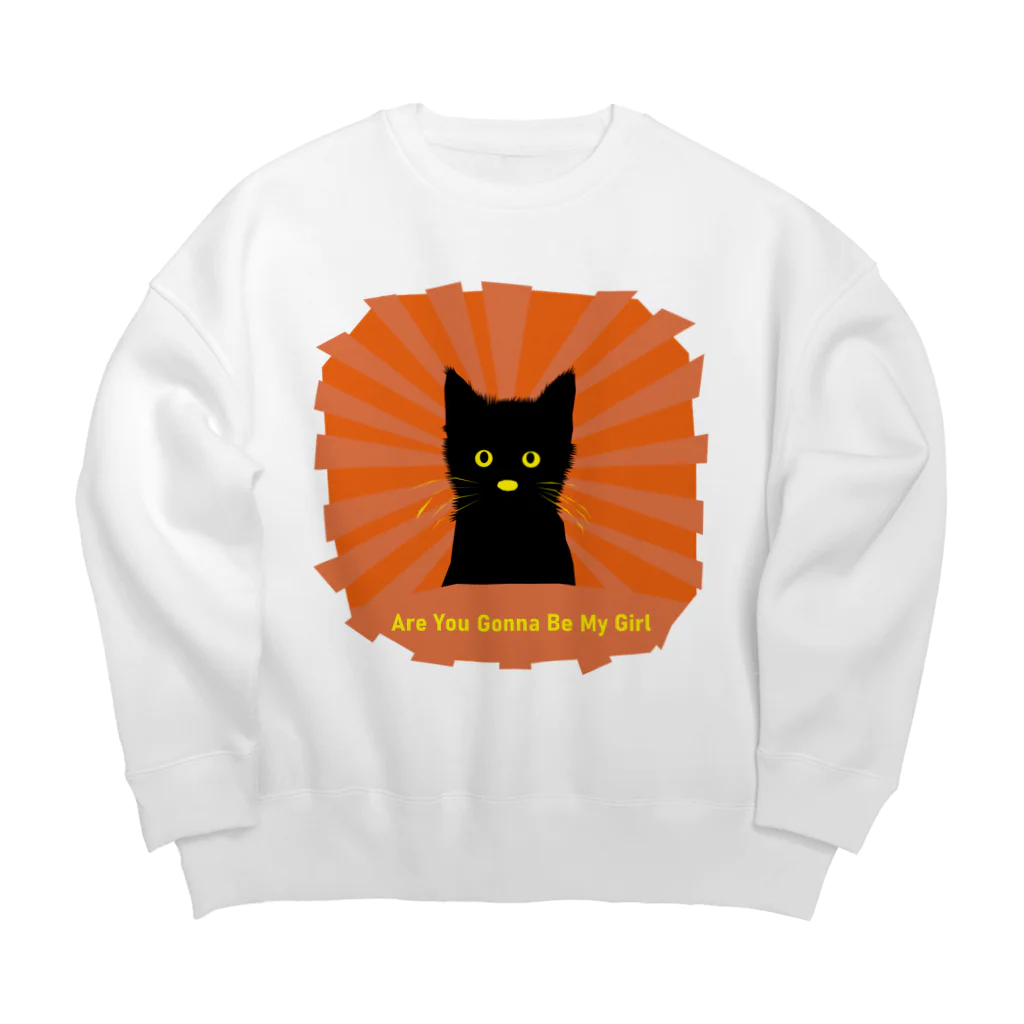 SOKICHISAITOのAre You Gonna Be My Girl 002 Big Crew Neck Sweatshirt