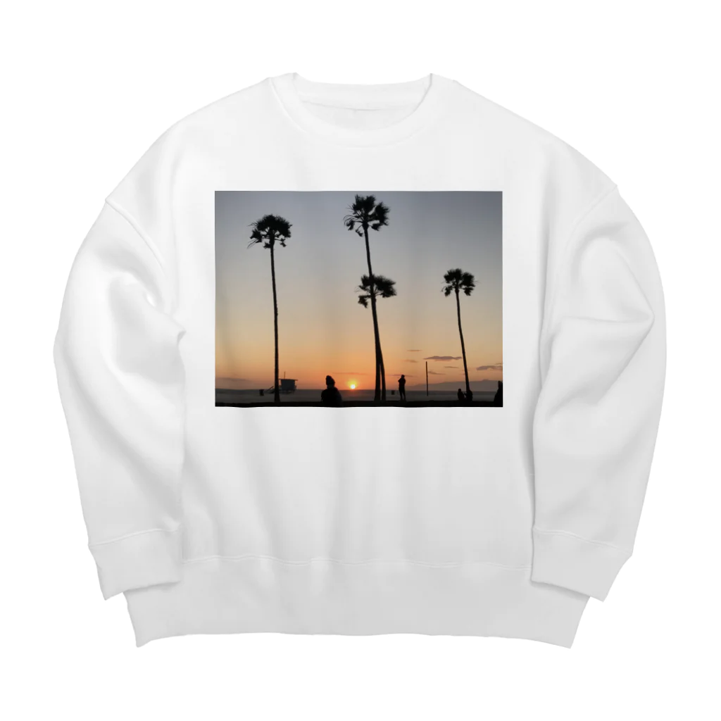 Blue SeaのSanta Monica Sunday Sunset Big Crew Neck Sweatshirt